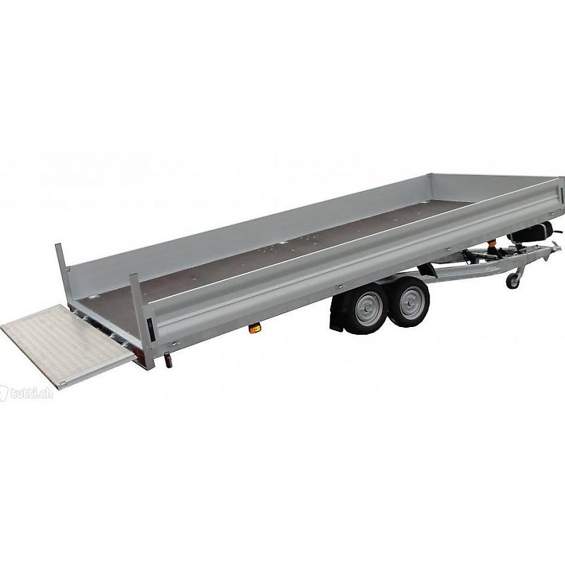Univerzálny prepravník VALNÍK s nájazdovým čelom 3500 kg, 5,0 x 2,1 m, 3500 kg, nosnosť 2780 kg, 2-osí